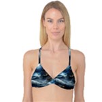 House Waves Storm Reversible Tri Bikini Top