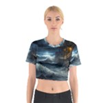 House Waves Storm Cotton Crop Top