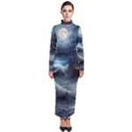 House Waves Storm Turtleneck Maxi Dress