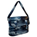 House Waves Storm Buckle Messenger Bag