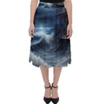 House Waves Storm Classic Midi Skirt