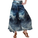 House Waves Storm Women s Satin Palazzo Pants