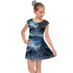House Waves Storm Kids  Cap Sleeve Dress