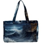 House Waves Storm Canvas Work Bag