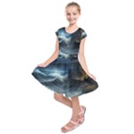 House Waves Storm Kids  Short Sleeve Dress