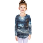 House Waves Storm Kids  Long Sleeve T-Shirt