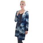 House Waves Storm Hooded Pocket Cardigan