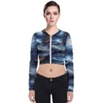 House Waves Storm Long Sleeve Zip Up Bomber Jacket