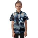 House Waves Storm Kids  Short Sleeve Shirt
