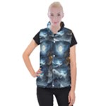 House Waves Storm Women s Button Up Vest