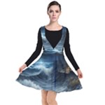 House Waves Storm Plunge Pinafore Dress