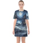 House Waves Storm Sixties Short Sleeve Mini Dress