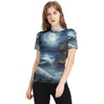 House Waves Storm Women s Short Sleeve Rash Guard