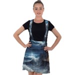 House Waves Storm Velvet Suspender Skater Skirt