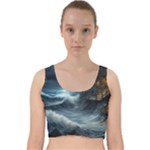House Waves Storm Velvet Racer Back Crop Top