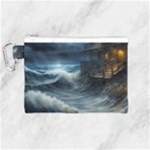 House Waves Storm Canvas Cosmetic Bag (Medium)