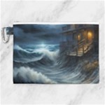 House Waves Storm Canvas Cosmetic Bag (XL)