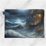 House Waves Storm Canvas Cosmetic Bag (XXL)