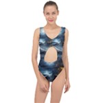 House Waves Storm Center Cut Out Swimsuit