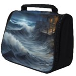 House Waves Storm Full Print Travel Pouch (Big)