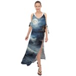 House Waves Storm Maxi Chiffon Cover Up Dress