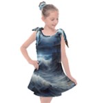 House Waves Storm Kids  Tie Up Tunic Dress