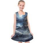 House Waves Storm Kids  Cross Back Dress
