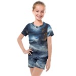 House Waves Storm Kids  Mesh T-Shirt and Shorts Set