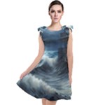 House Waves Storm Tie Up Tunic Dress