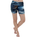 House Waves Storm Lightweight Velour Yoga Shorts