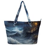 House Waves Storm Full Print Shoulder Bag