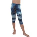 House Waves Storm Kids  Lightweight Velour Capri Leggings 