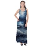 House Waves Storm Sleeveless Velour Maxi Dress