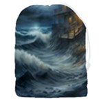 House Waves Storm Drawstring Pouch (3XL)