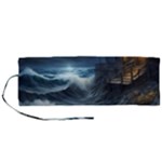 House Waves Storm Roll Up Canvas Pencil Holder (M)