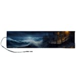 House Waves Storm Roll Up Canvas Pencil Holder (L)