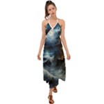 House Waves Storm Halter Tie Back Dress 