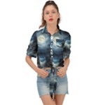 House Waves Storm Tie Front Shirt 