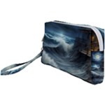 House Waves Storm Wristlet Pouch Bag (Small)