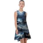 House Waves Storm Frill Swing Dress