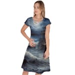 House Waves Storm Classic Short Sleeve Dress