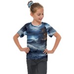 House Waves Storm Kids  Mesh Piece T-Shirt