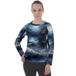 House Waves Storm Women s Long Sleeve Raglan T-Shirt