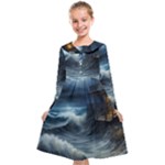 House Waves Storm Kids  Midi Sailor Dress