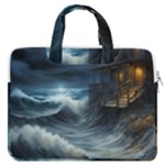 House Waves Storm MacBook Pro 16  Double Pocket Laptop Bag 