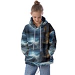 House Waves Storm Kids  Oversized Hoodie