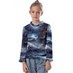 House Waves Storm Kids  Frill Detail T-Shirt