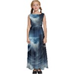 House Waves Storm Kids  Satin Sleeveless Maxi Dress