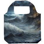 House Waves Storm Foldable Grocery Recycle Bag