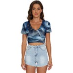 House Waves Storm V-Neck Crop Top